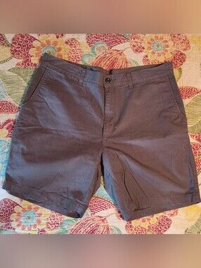 Patagonia Men's Classic Cotton-Blend Shorts in Slate Gray, Size 36
